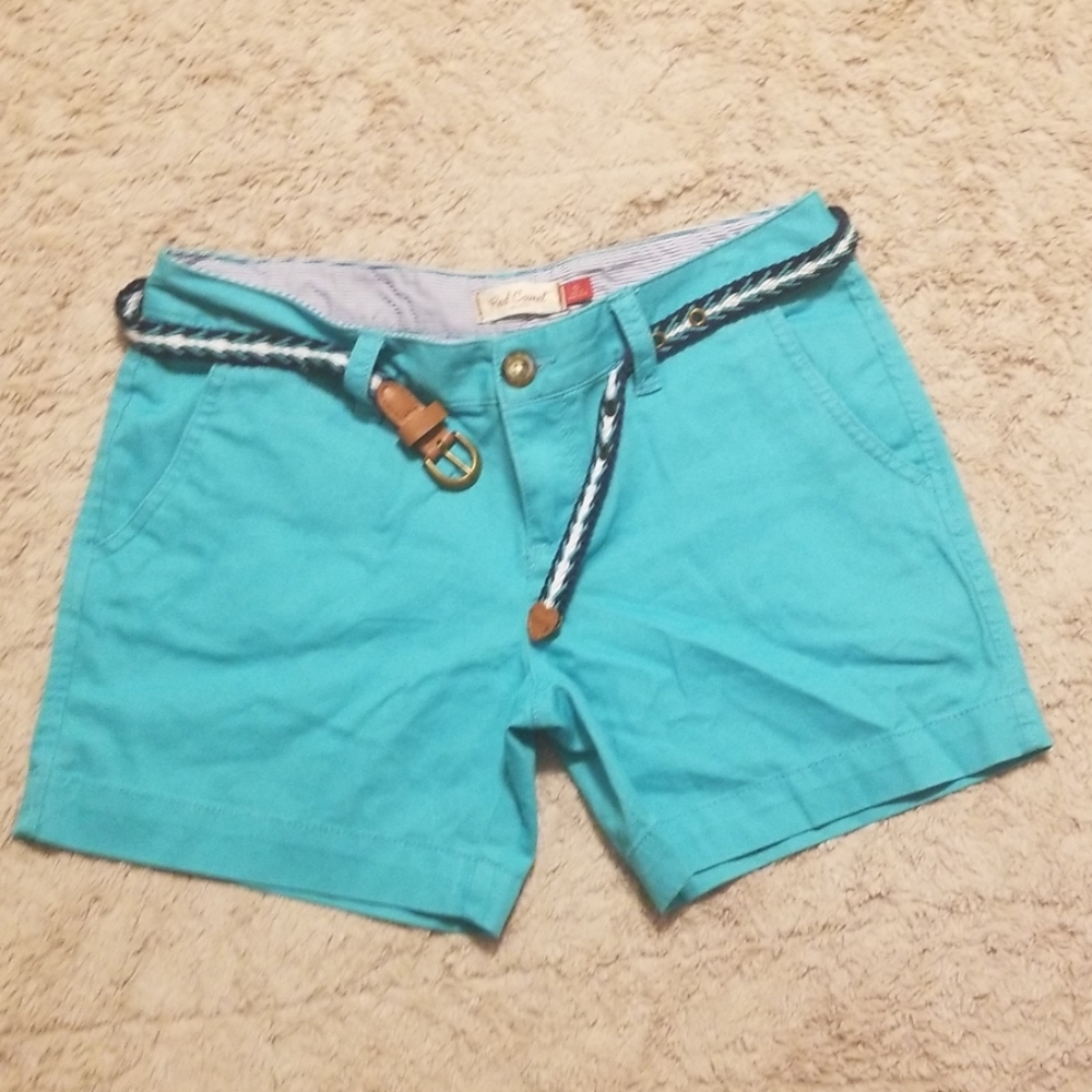 Red Camel teal shorts size 5